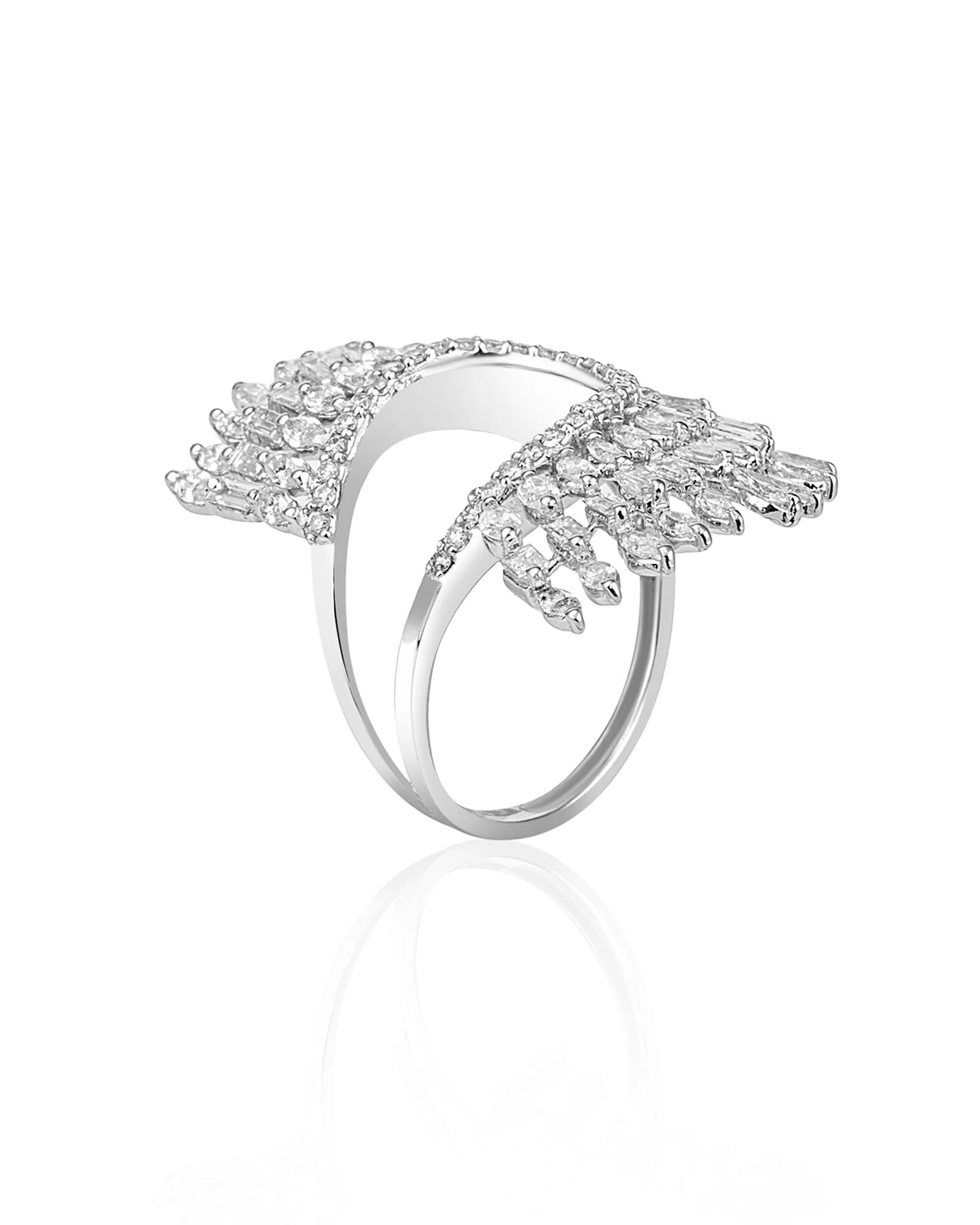 La DiaMantés | Diamond Phoenix Crown Ring